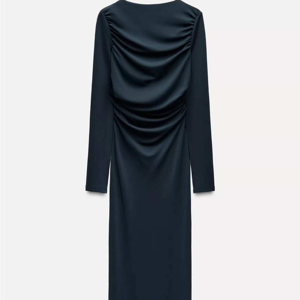 Zara Black Long Sleeve Dress